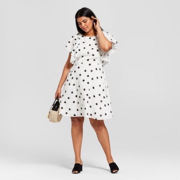 a new day Dresses & Skirts - Polka Dot Dress w/ Pockets